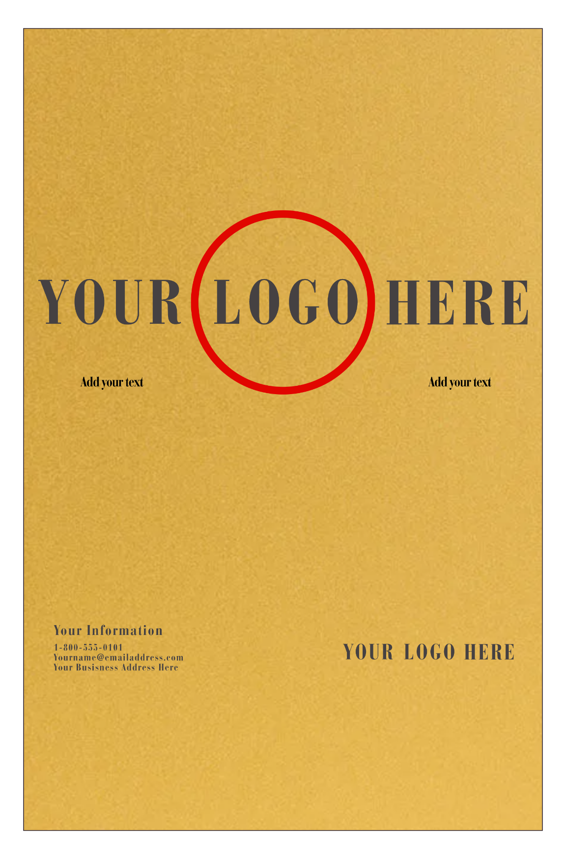 Gold Metallic 105lb 11 x 17 Cardstock