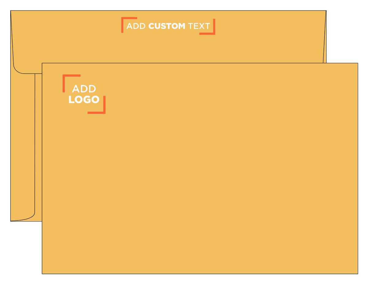Brown Kraft 28lb 10 x 15 Booklet Envelopes