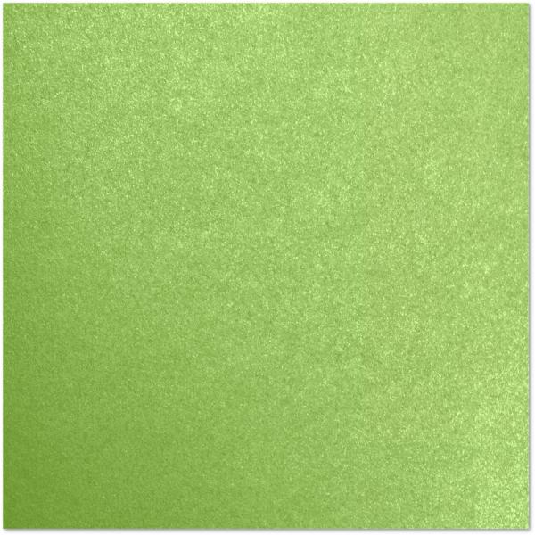 Lime Green Metallic 105lb 12 x 12 Cardstock
