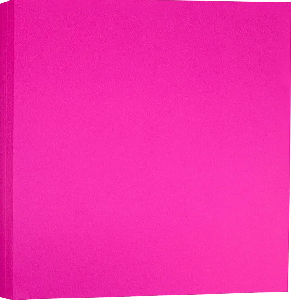 Fuchsia Pink Magenta 32lb 12 x 12 Paper