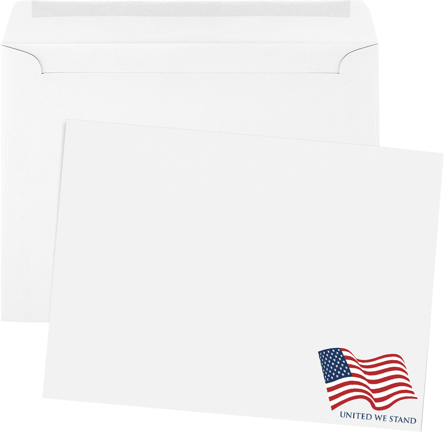 Patriotic 24lb 9 x 12 Booklet Envelopes