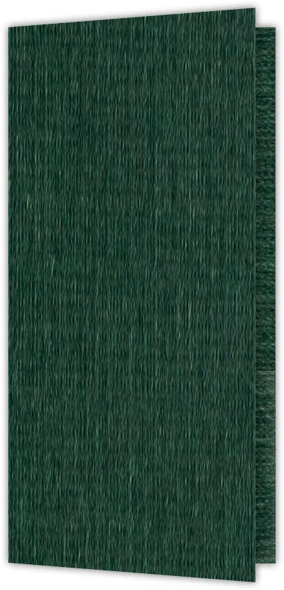 Green Linen 80lb 3 1/2 x 7 One Pocket Key Card Holders with 2 1/2 Inch Pocket