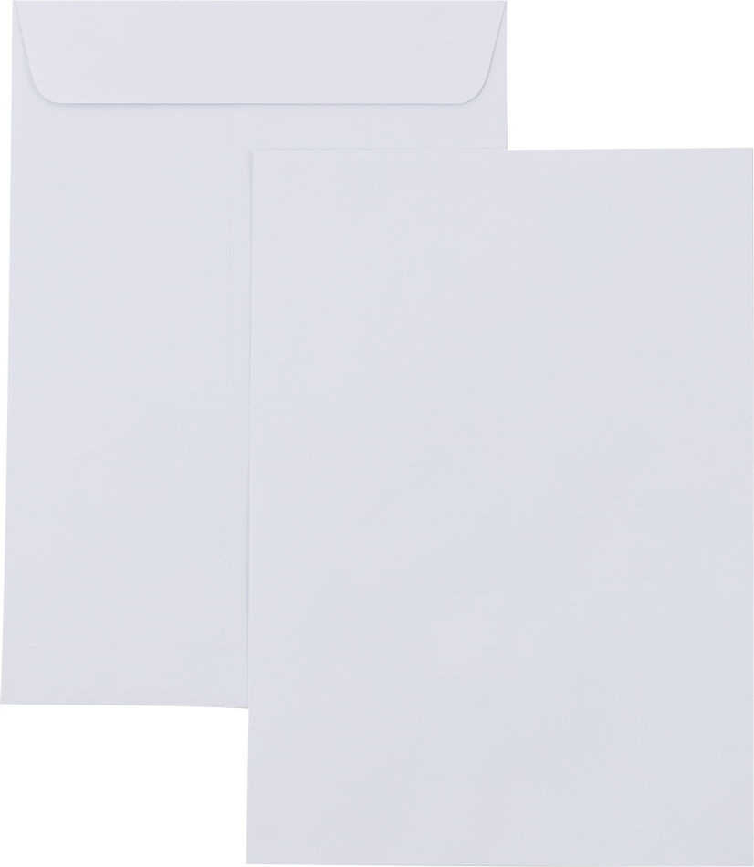 7 x 10 Open End Envelopes - White 28lb