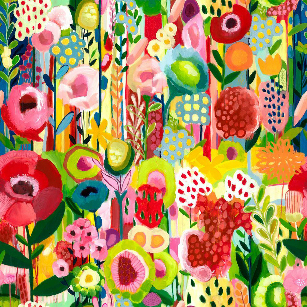 Floral Collage Bulk Wrapping Paper (834 Sq Ft)