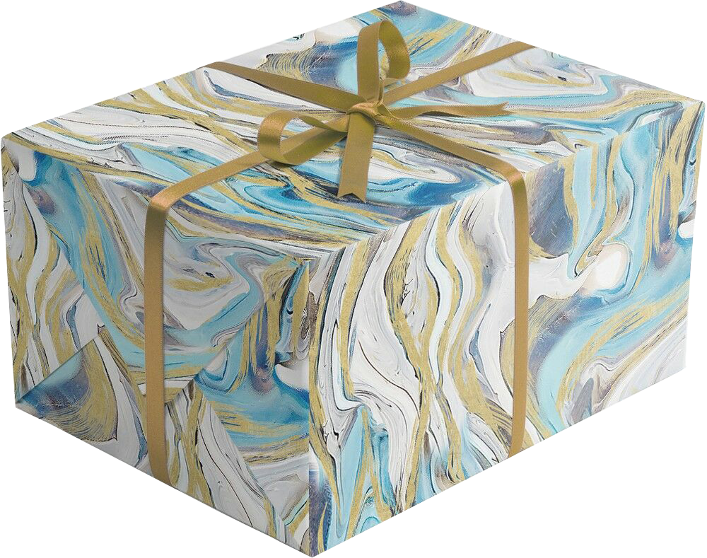 Marbleized Magic 24" x 208' Bulk Wrapping Paper (416 Sq Ft)