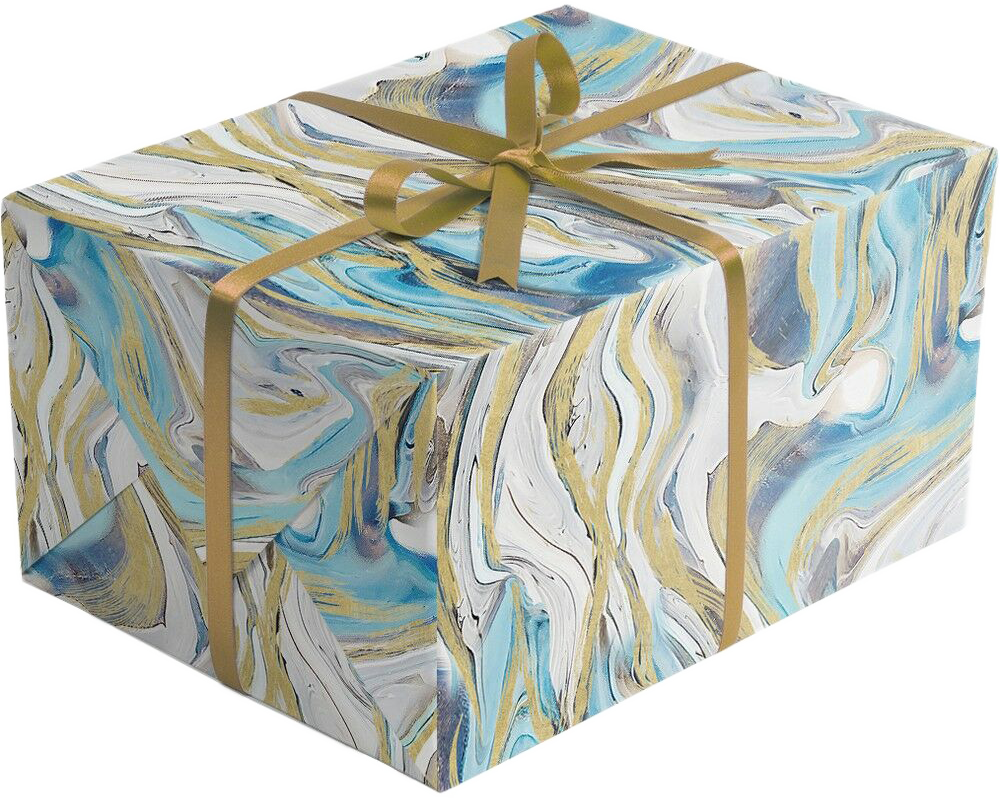 Marbleized Magic 30" x 208' Bulk Wrapping Paper (520 Sq Ft)