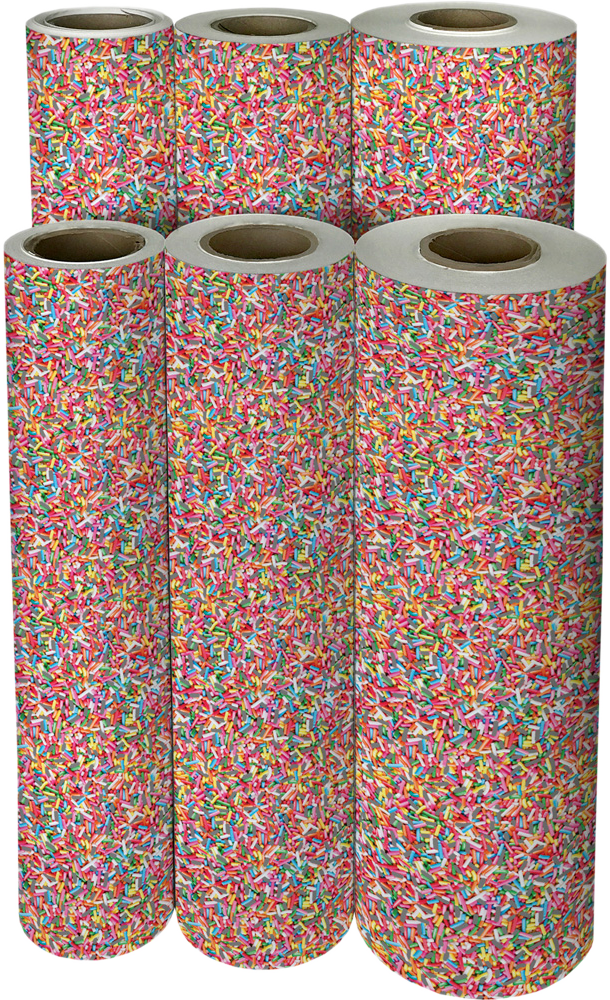 Sprinkles 30" x 417' Bulk Wrapping Paper (1042.5 Sq Ft)