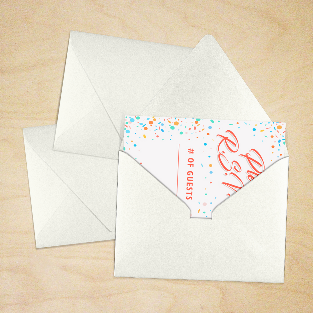 White Quartz Metallic 32lb A2 Contour Flap Envelopes (4 3/8 x 5 3/4