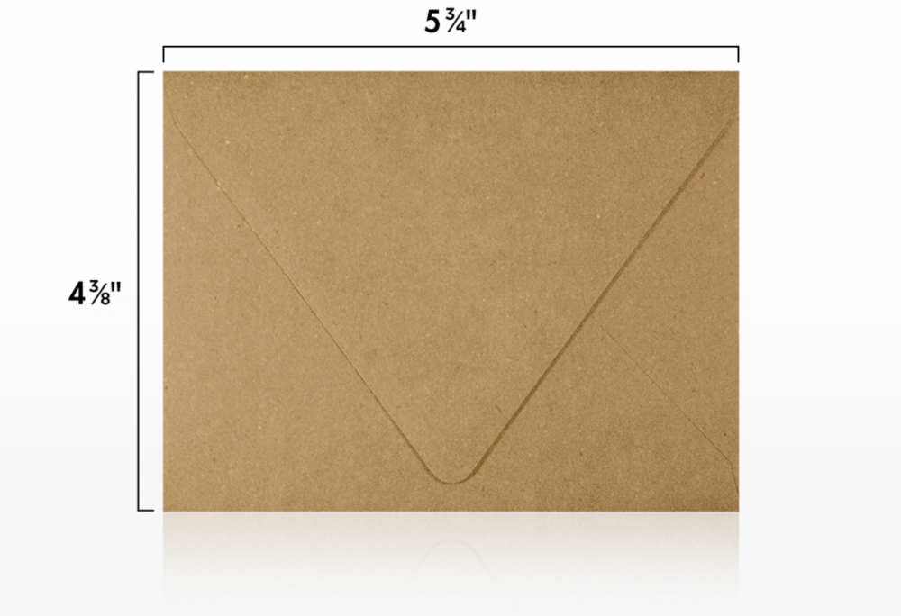 Grocery Bag 28lb A2 Contour Flap Envelopes (4 3/8 x 5 3/4)