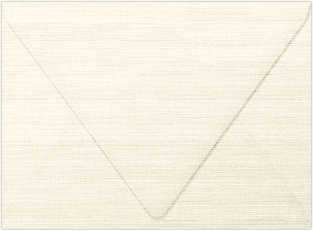 Natural Linen 32lb A6 Contour Flap Envelopes (4 3/4 x 6 1/2)