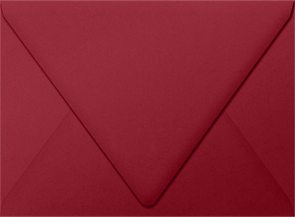 Garnet Dark Red 32lb A7 Contour Flap Envelopes (5 1/4 x 7 1/4)