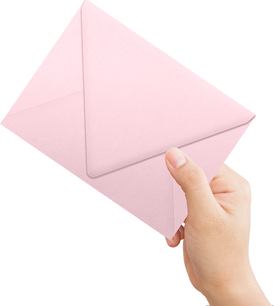 Baby Candy Pink 32lb A7 Contour Flap Envelopes (5 1/4 x 7 1/4)