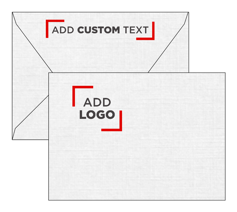 White Linen 32lb A7 Contour Flap Envelopes (5 1/4 x 7 1/4)