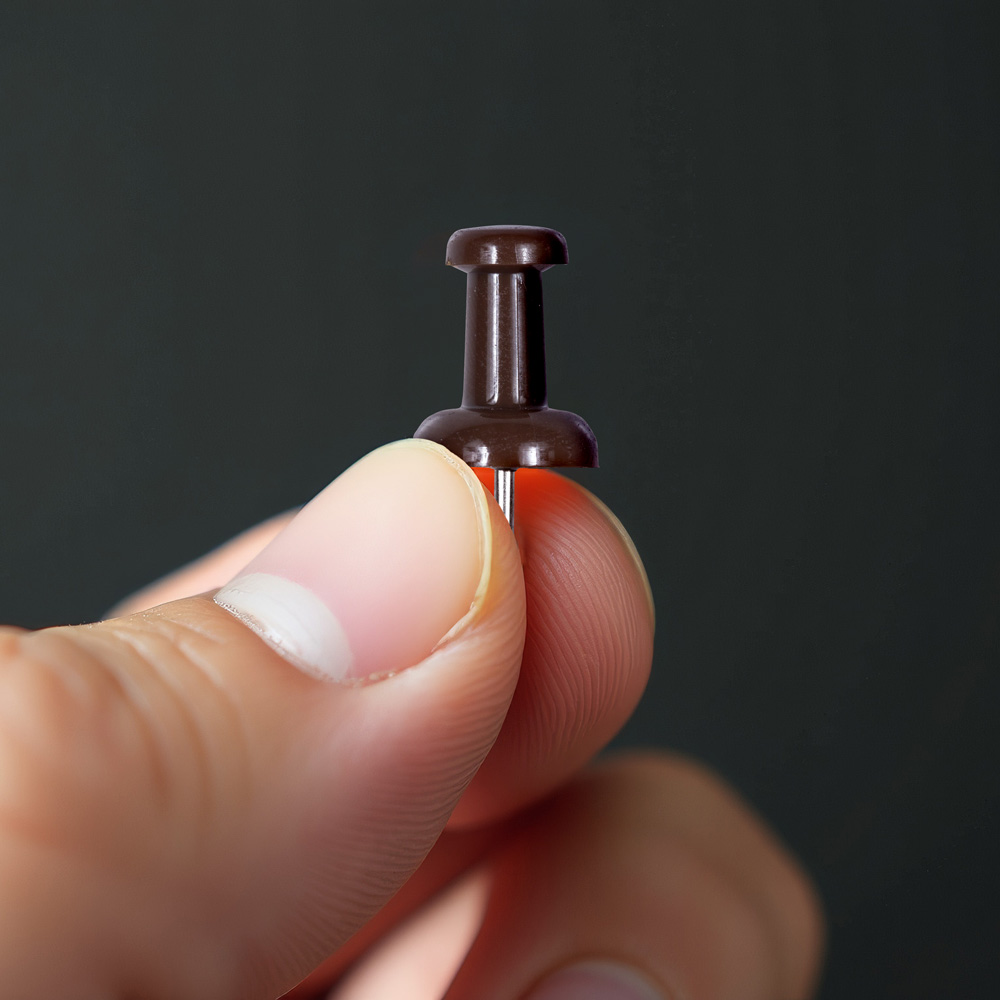 Chocolate Pushpins - 100 Pack
