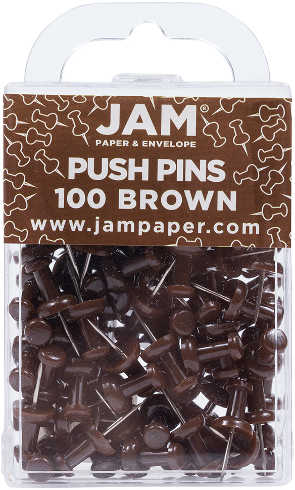 Chocolate Pushpins - 100 Pack