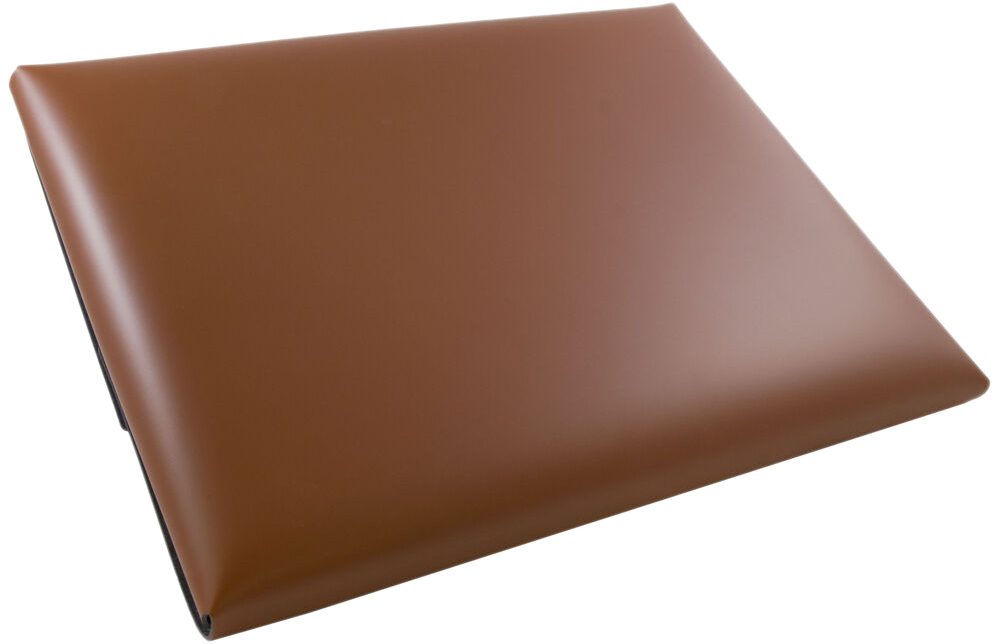 Brown 10 x 13 Leather Portfolios with Snap
