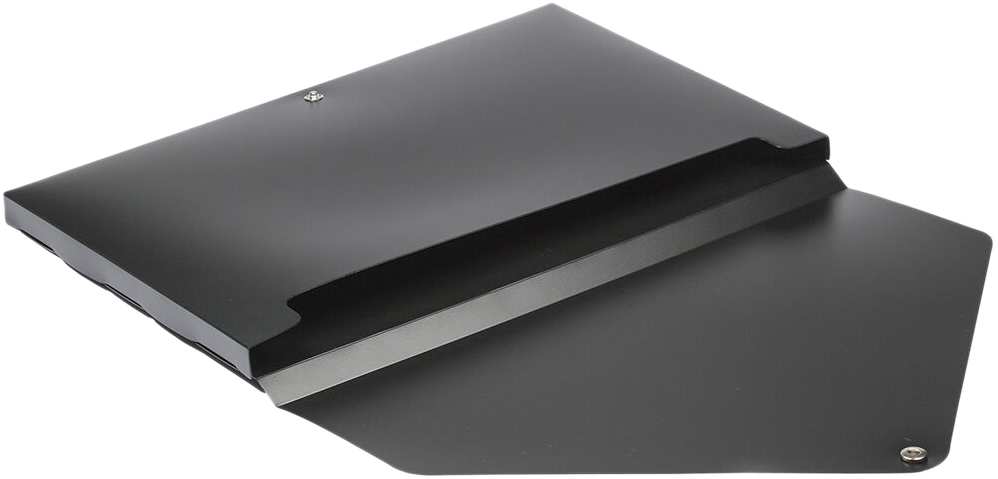 Black Large 11 x 17 x 3/4 Plastic Portfolios with Snap