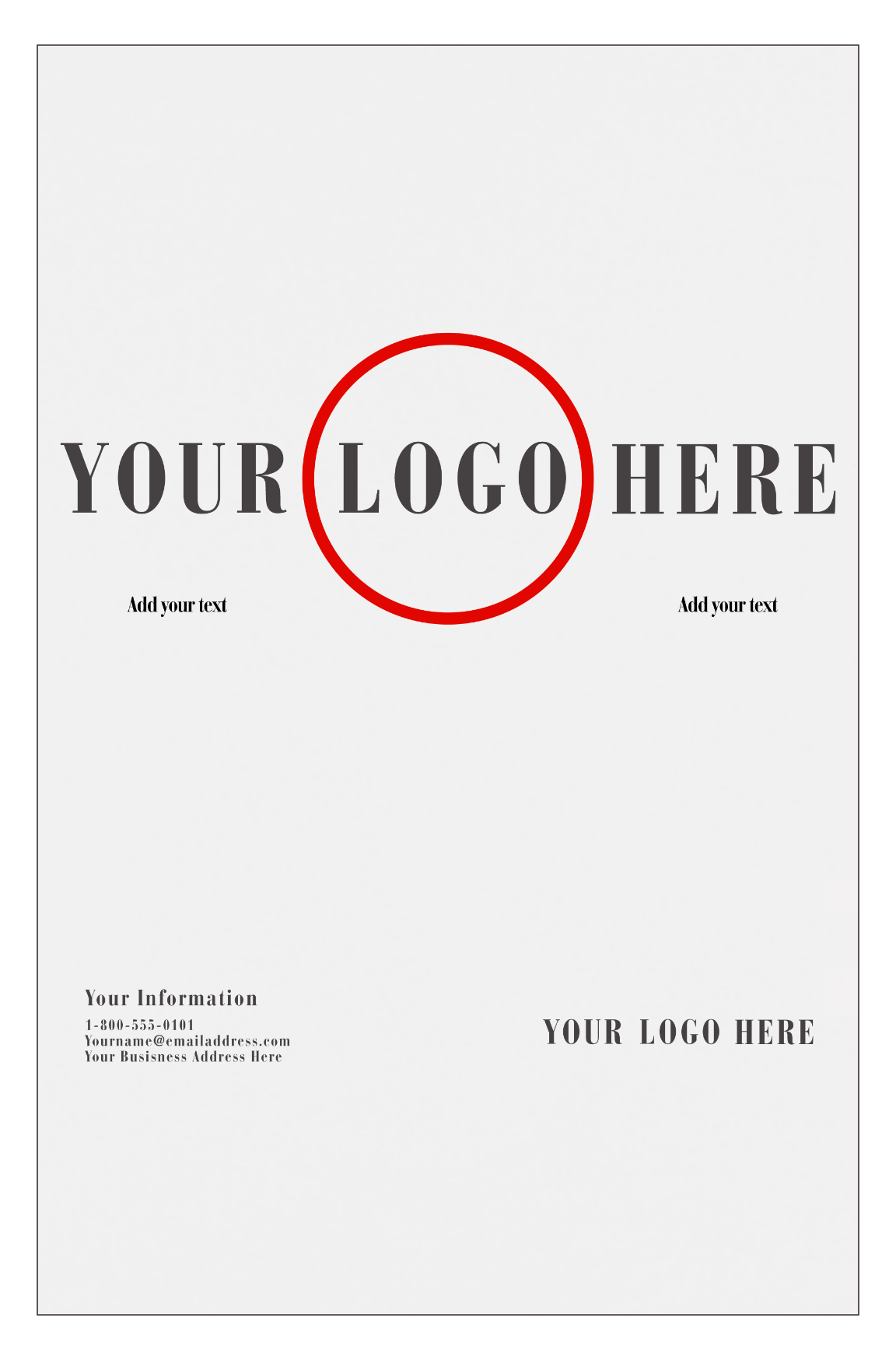 Glossy White 80lb 2 Sided 11 x 17 Cardstock