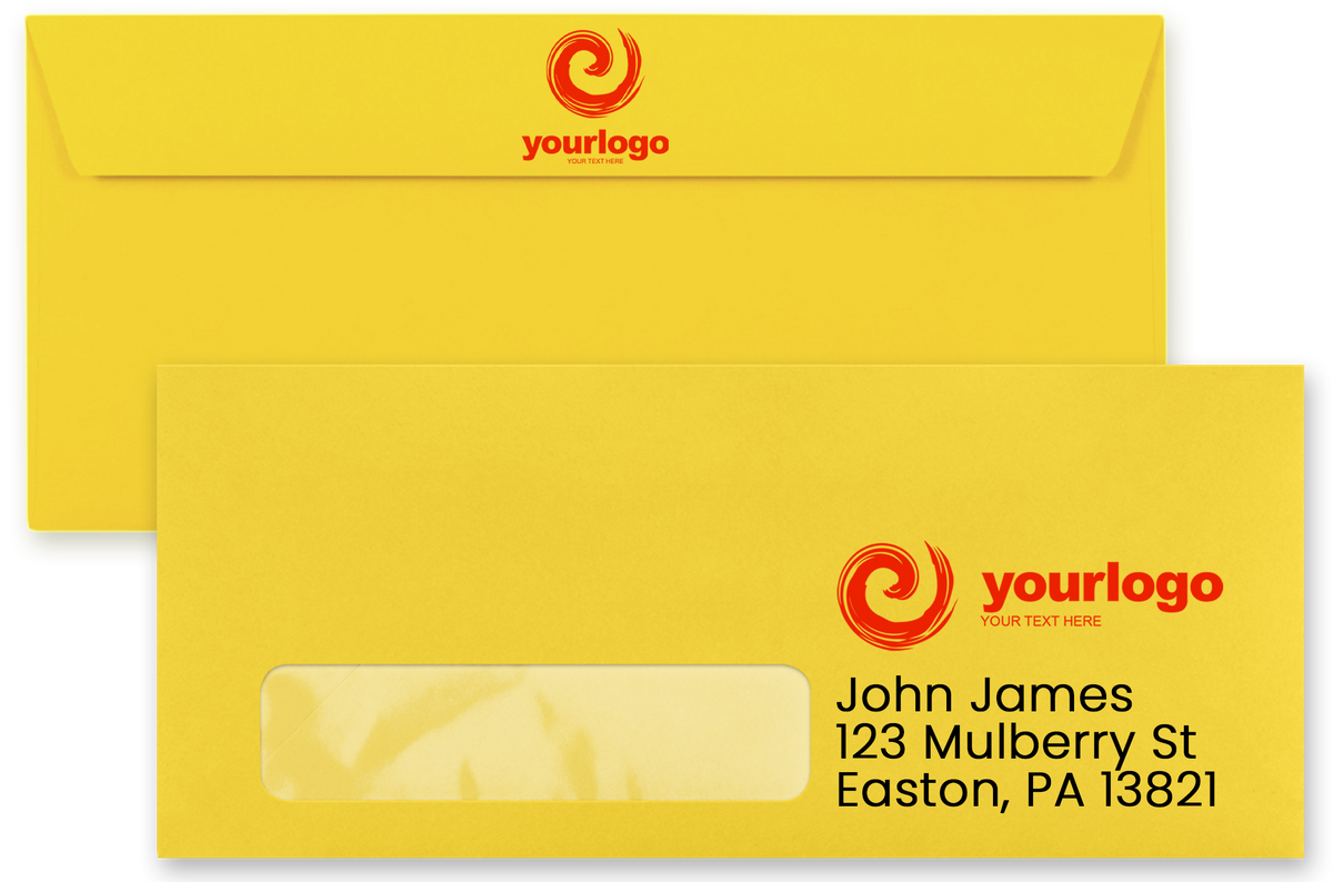 Goldenrod 24lb #10 Window Envelopes (4 1/8 x 9 1/2)