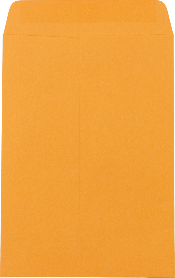 7 1/2 x 10 1/2 Open End Envelopes - Brown Kraft 28lb