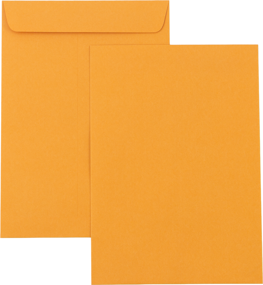 7 1/2 x 10 1/2 Open End Envelopes - Brown Kraft 28lb