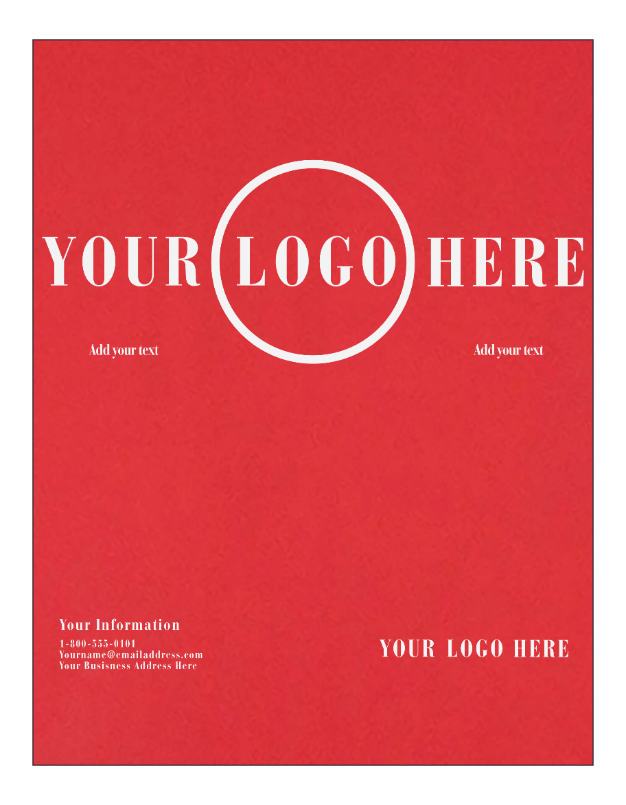 Ruby Red 130lb 8 1/2 x 11 Cardstock