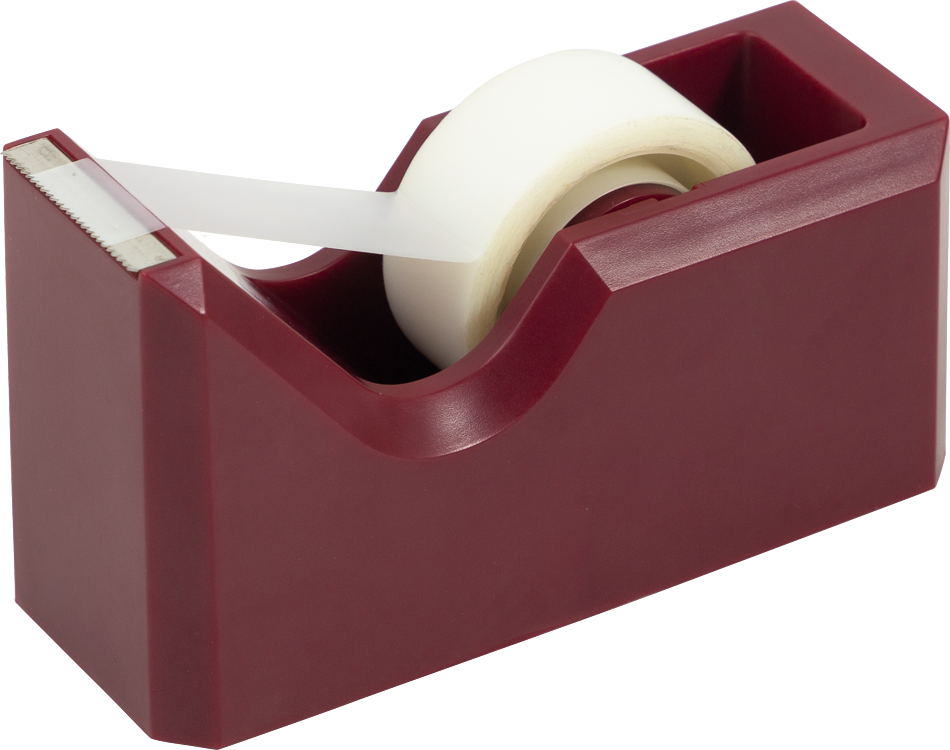 Tape Dispenser - Burgundy
