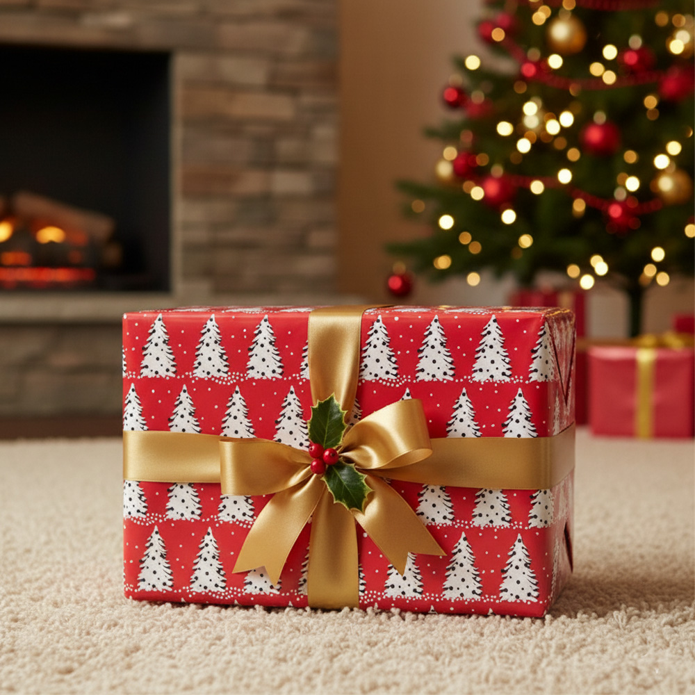 Modern Cheer Assorted Christmas Wrapping Paper Set (115 Sq Ft) - 5 Rolls