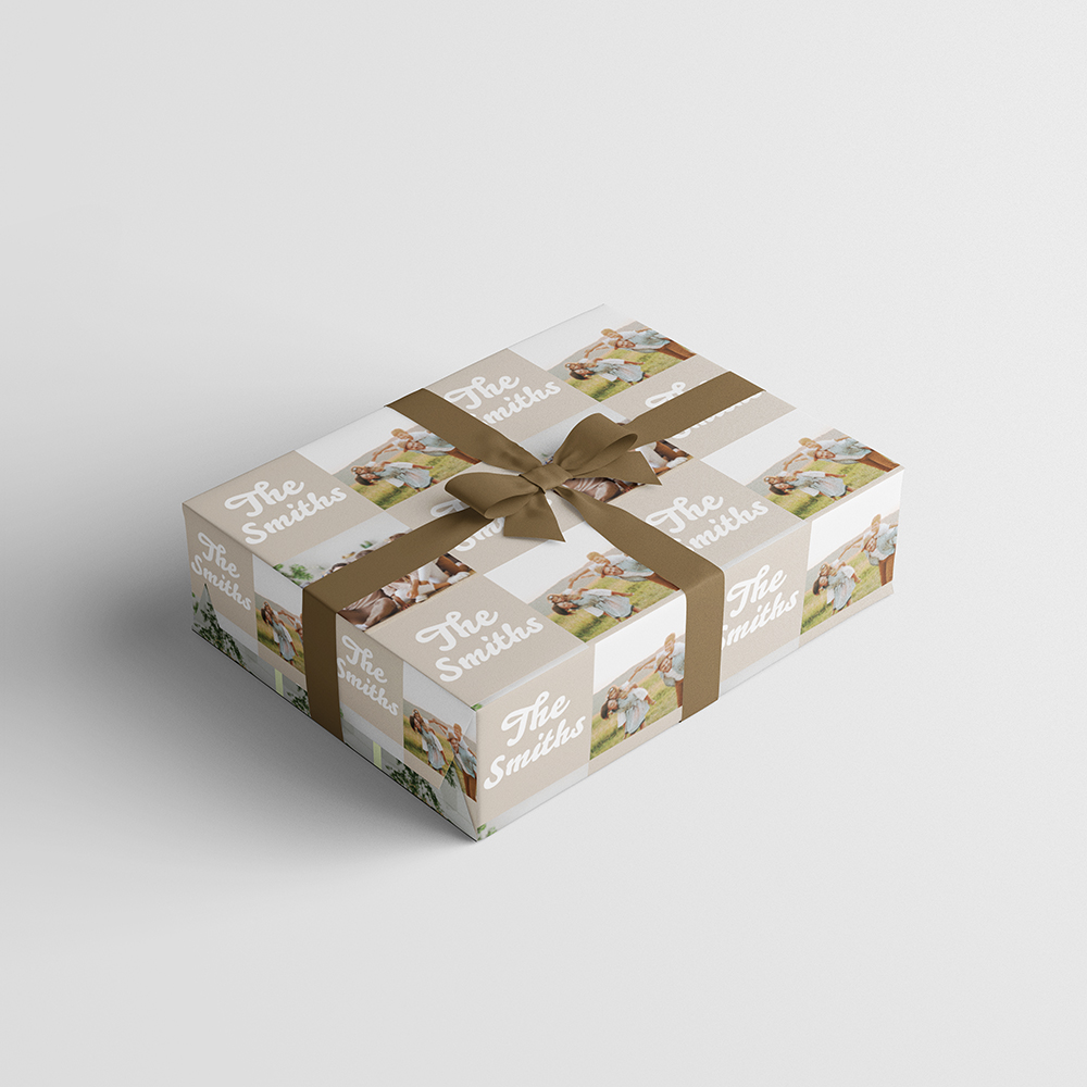 Custom Print Wrapping Paper 29 1/4" x 7' (17 Sq Ft) White Matte