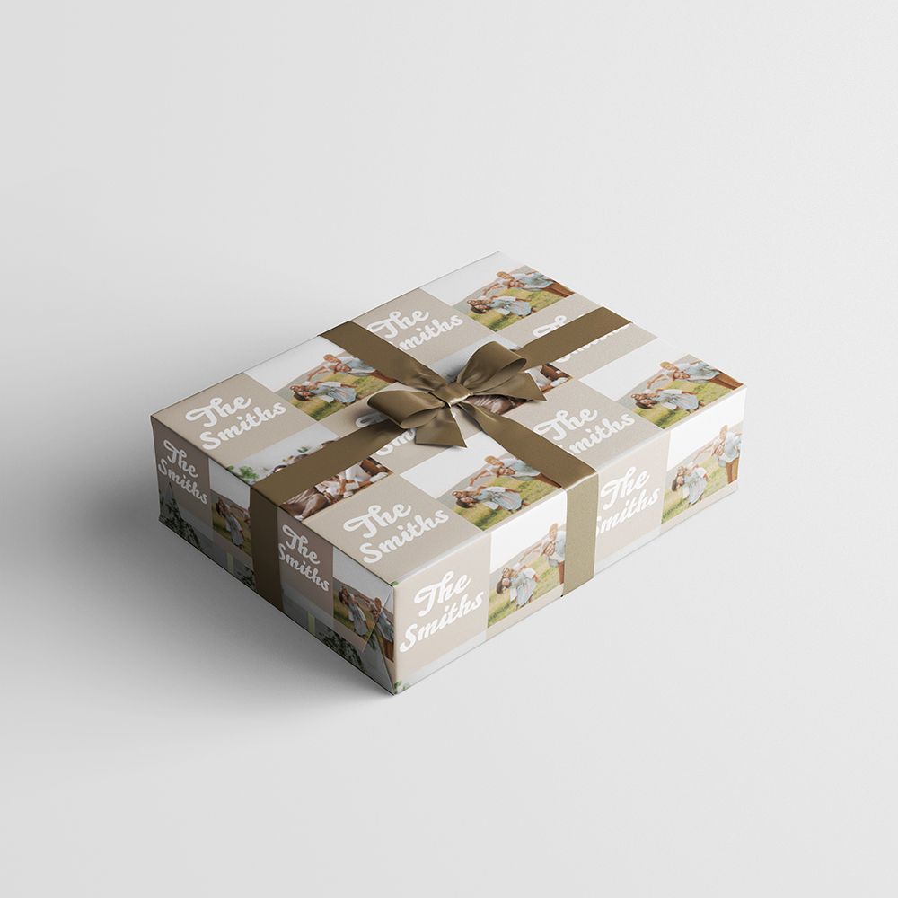 Custom Print Wrapping Paper Sheets 20" x 28" White Glossy - 5 Pack