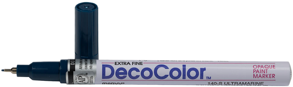 Ultramarine Opaque Extra Fine Line Paint Marker