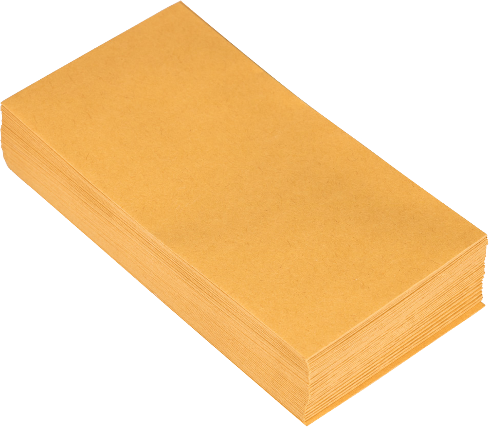 Brown Kraft 28lb #7 Coin Envelopes (3 1/2 x 6 1/2) with Peel & Seal