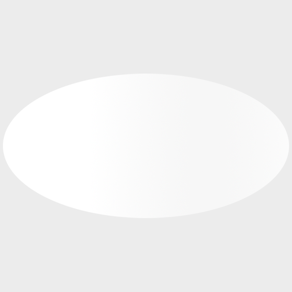 White Glossy 1 1/4 x 2 1/2 Inch Roll of Oval Labels