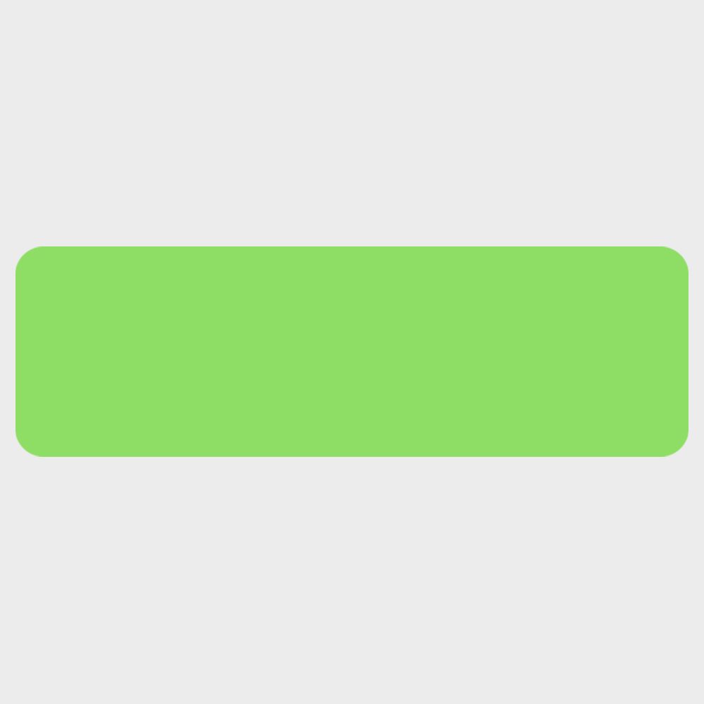 Neon Green 15/16 x 3 Inch Roll of Rectangle Labels - Bright Adhesive
