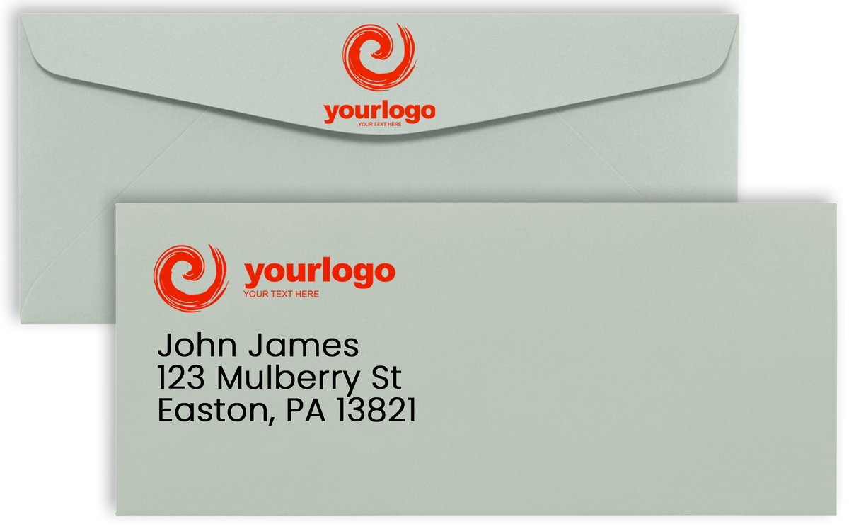 Slate Gray 28lb #10 Regular Envelopes (4 1/8 x 9 1/2)