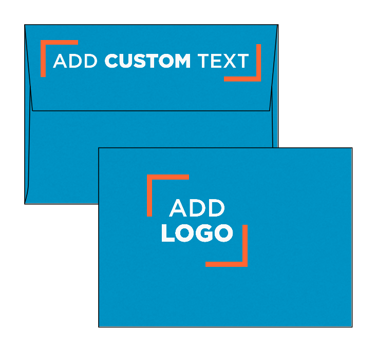 Bright Blue 24lb A1 Invitation Envelopes (3 5/8 x 5 1/8) with Peel & Seal
