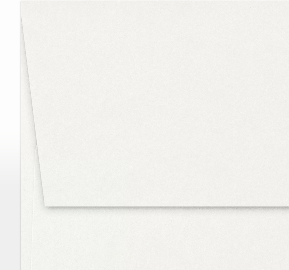White 24lb A7 Invitation Envelopes (5 1/4 x 7 1/4) with Peel & Seal