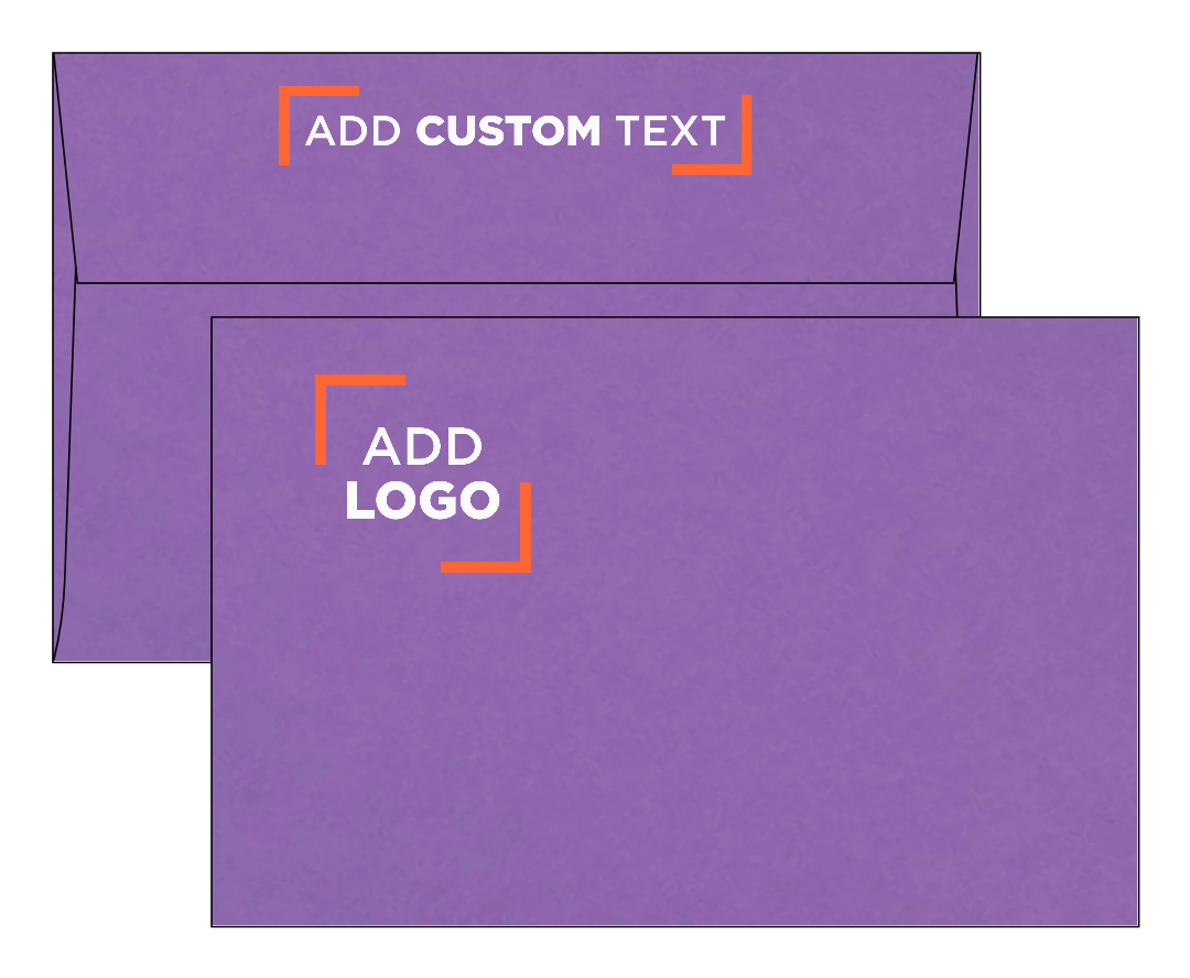 Violet Grape Purple 28lb A9 Invitation Envelopes (5 3/4 x 8 3/4) with Peel & Seal