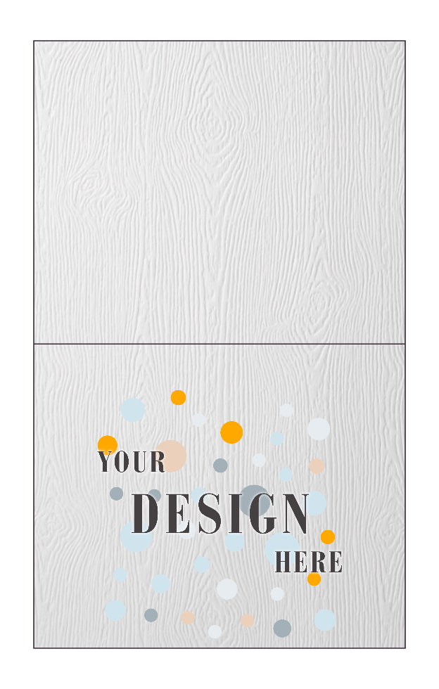 White Recycled 80lb A2 Foldover Cards (4 1/4 x 5 1/2)