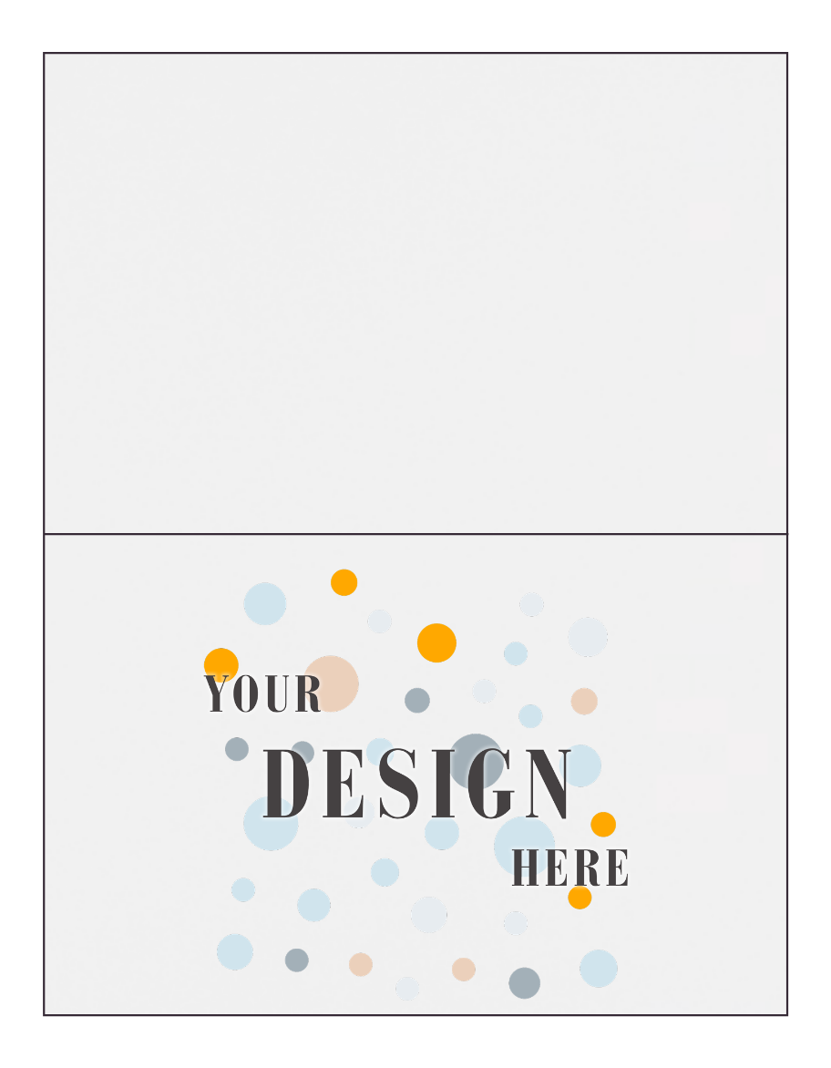 Bright White 100lb A9 Foldover Cards (5 1/2 x 8 1/2)