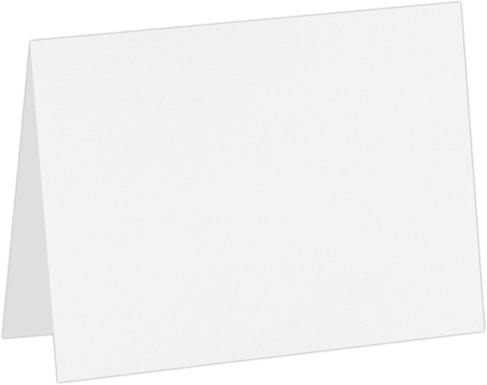 White 100lb #17 Mini Foldover Cards (2 9/16 x 3 9/16)