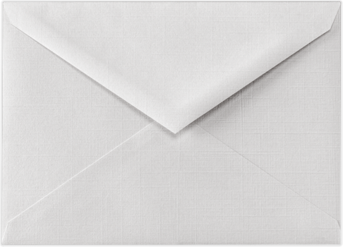 White Linen 32lb 5 1/2 BAR V Flap Envelopes (4 3/8 x 5 3/4)