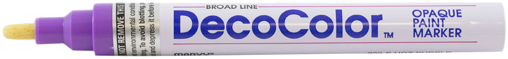 Hot Purple Broad Line Opaque Paint Marker