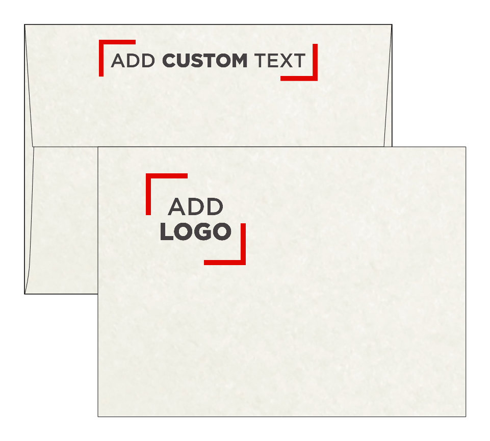 White Quartz Metallic 32lb A7 Invitation Envelopes (5 1/4 x 7 1/4) with Peel & Seal
