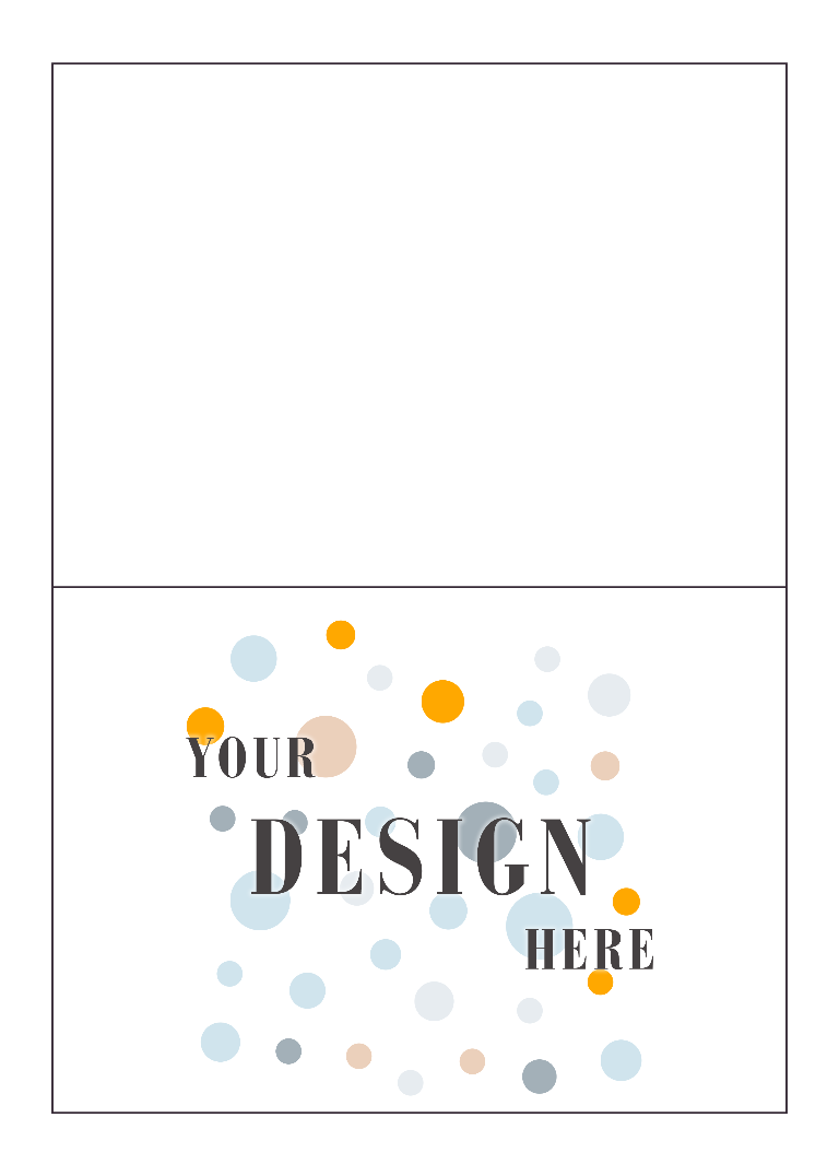 Brilliant White 100% Cotton 100lb 5 x 7 Foldover Cards