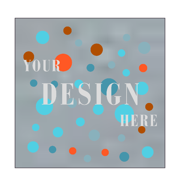 Silver Metallic 100lb 5 x 5 Square Foldover Cards