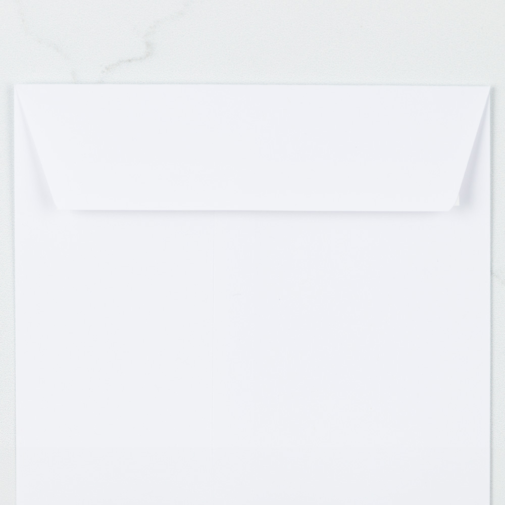 White 28lb 6 x 11 1/2 Policy Envelopes with Peel & Seal
