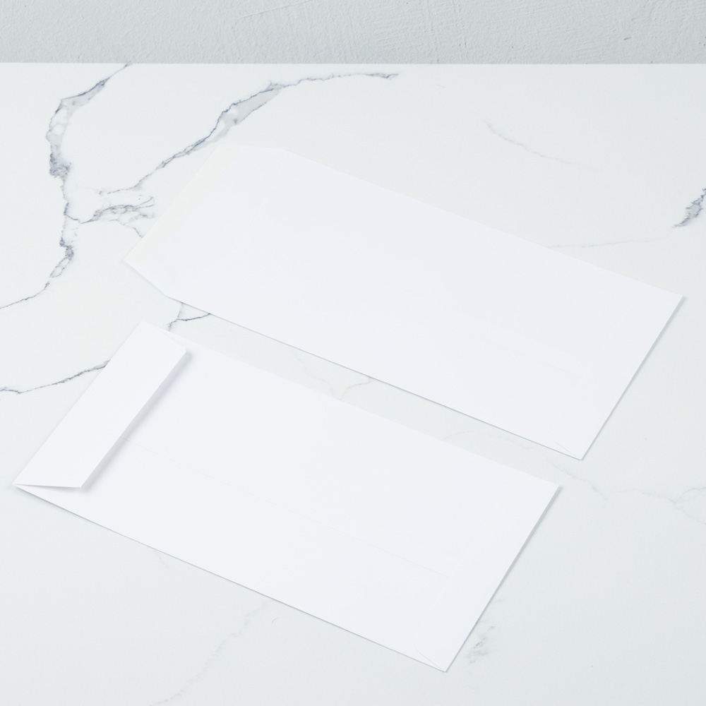White 28lb 6 x 11 1/2 Policy Envelopes with Peel & Seal