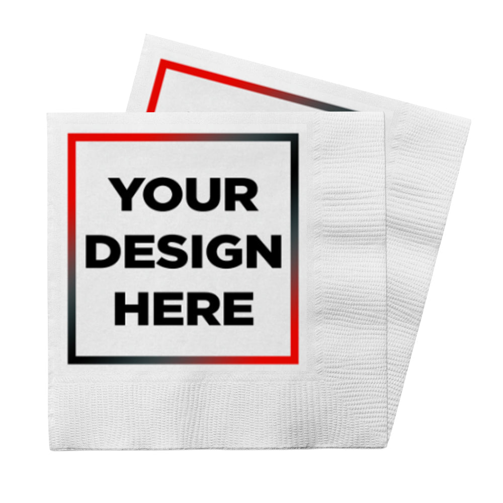 White 6 1/2 x 6 1/2 3-Ply Lunch Napkins