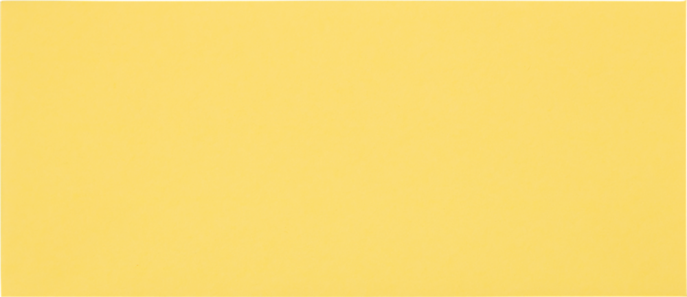 Pastel Canary Yellow 24lb #10 Regular Envelopes (4 1/8 x 9 1/2)